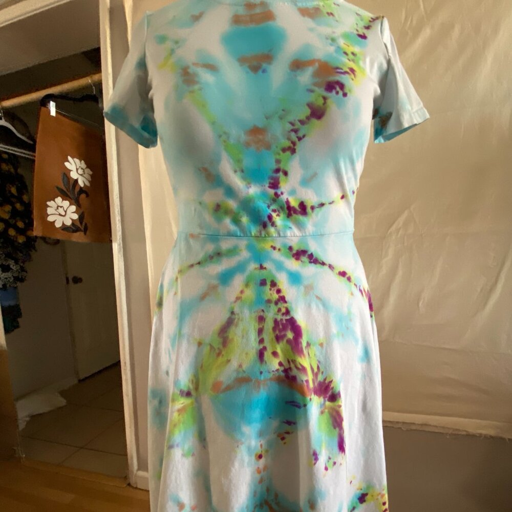 HUHOT LARGE TYE DYE DRESS - Picture 6 of 11